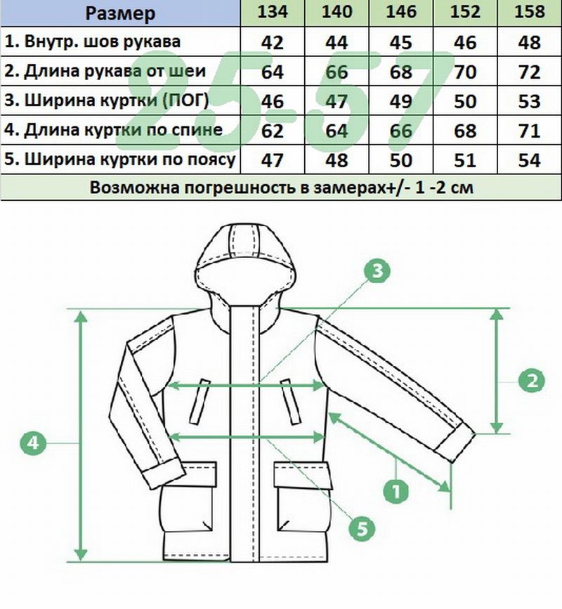 Куртка 2533 хаки